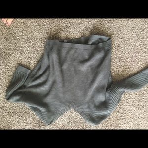 Open back sweater